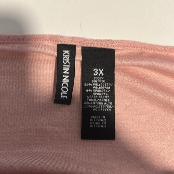 Kristen Nicole Ruffled Short Sleeve Top. Size 3X. Mauve NWT - Picture 6 of 6